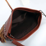 RIVET SOFT LEATHER TASSEL SHOULDER BAG_CWAB0780