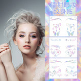 HOLOGRAPHIC EYELINER TATTOO STICKERS FOR RAVES_CWMM8249