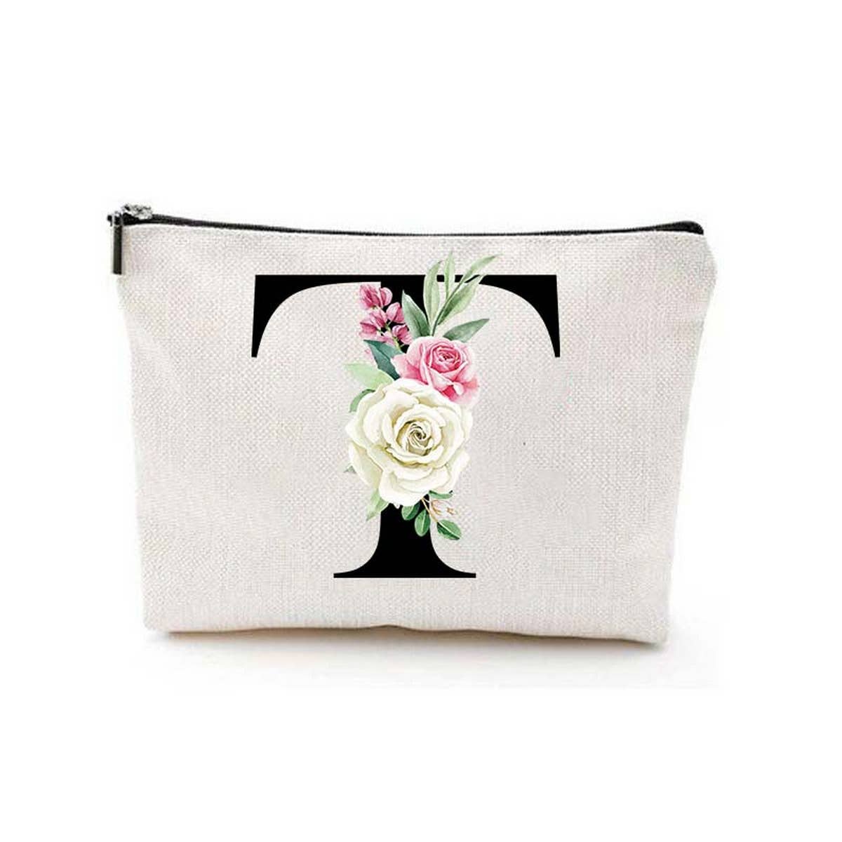 SIMPLE DOUBLE SIDED PRINTED ZIPPER COSMETIC BAG_CWAB2251