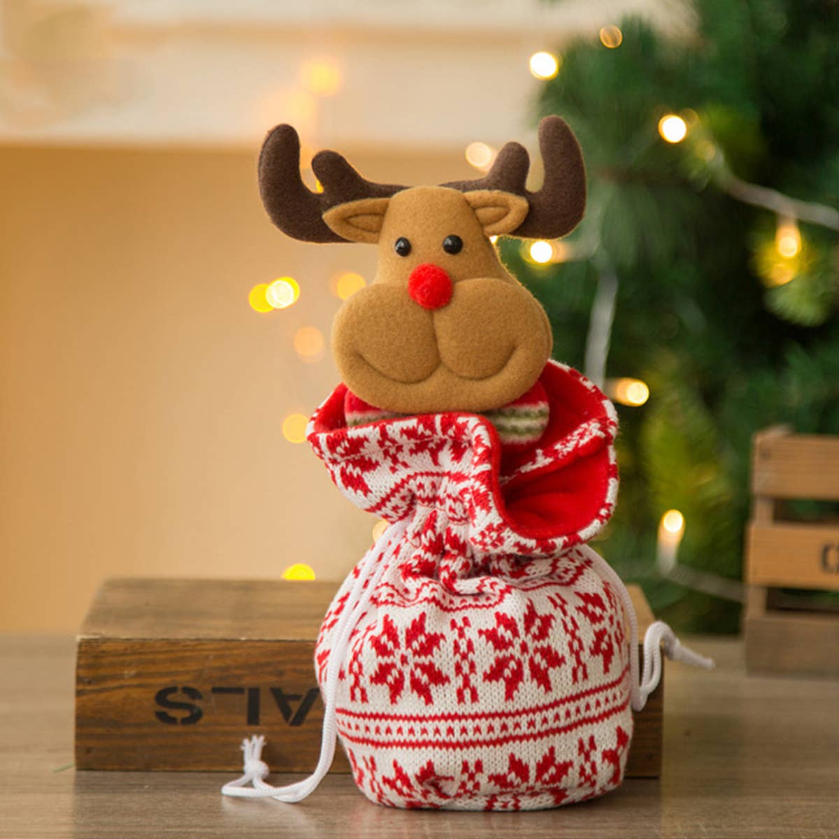 Cwmm9347_Christmas Eve Christmas Candy Creative Gift Bag