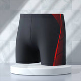 MENS HIGH WAIST QUICK DRY SWIM TRUNKS PLUS SIZE_CWMM6765