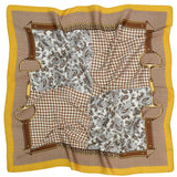 PAISLEY PRINT SATIN SCARF VERSATILE NECK WRAP_CWASC1171