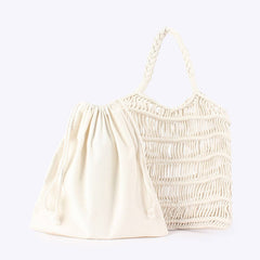 BEACH BAGS TOTES WITH MESH INCLUDES DRAWSTRING_CWAB4673
