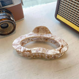 CLOUD SHAPED HAIR CLAW LARGE LUXE TEXTURED CLIP_CWAHA2164