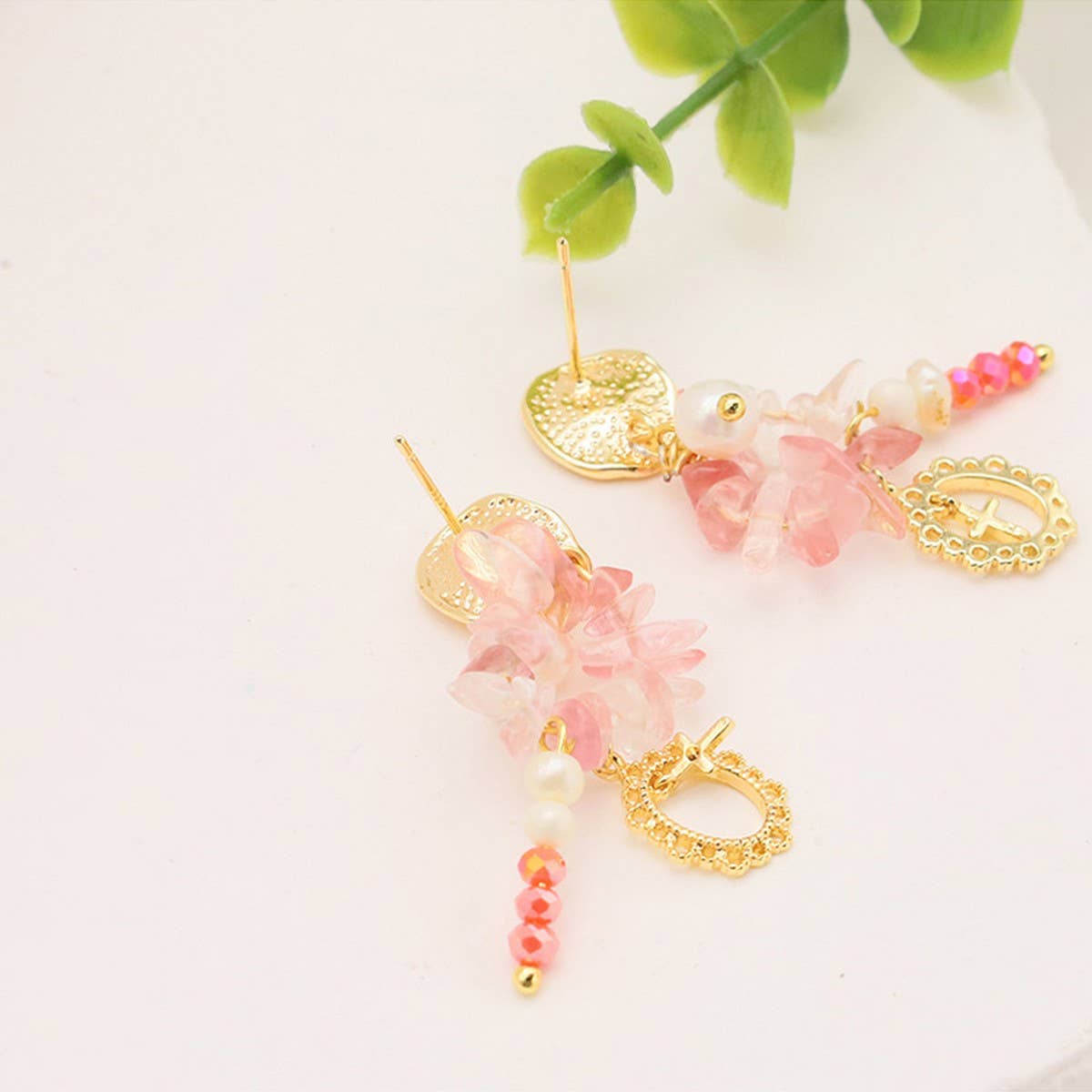 NEW NATURAL FRESHWATER CUTE PEARL EARRINGS_CWAJE3804