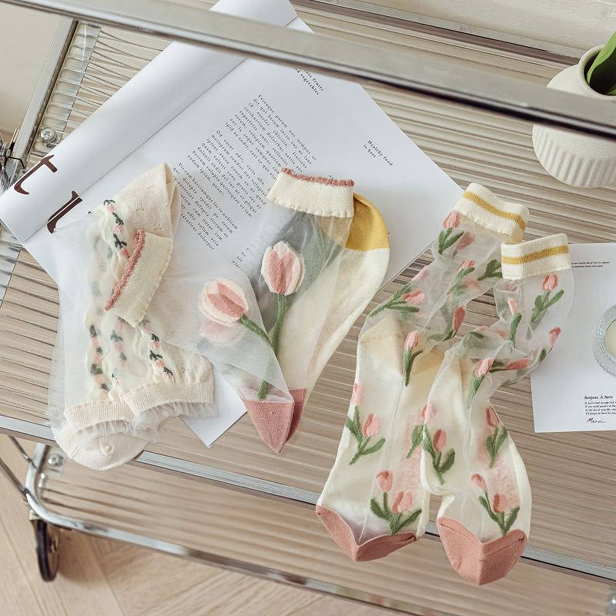 Women Transparent Crystal Glass Stockings_Cwms0445