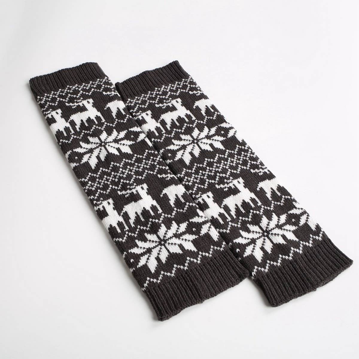 CHRISTMAS WINTER WARM LEGGINGS ELK PILE SOCKS_CWMS0762