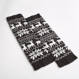 CHRISTMAS WINTER WARM LEGGINGS ELK PILE SOCKS_CWMS0762