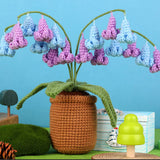 NEW BLUEBELL POTTED PLANT CROCHET MATERIAL PACKAGE_CWMM0823