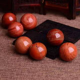 RED JASPER CRYSTAL BALL SEVEN STAR SET_CWMM8127