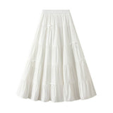 CAKE SKIRT HALF SKIRT BOW A LINE LONG SKIRT_CWBMS0319