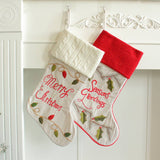 NEW CHRISTMAS KNITTED SOCKS CANDY BAG ORNAMENTS_CWMS1446