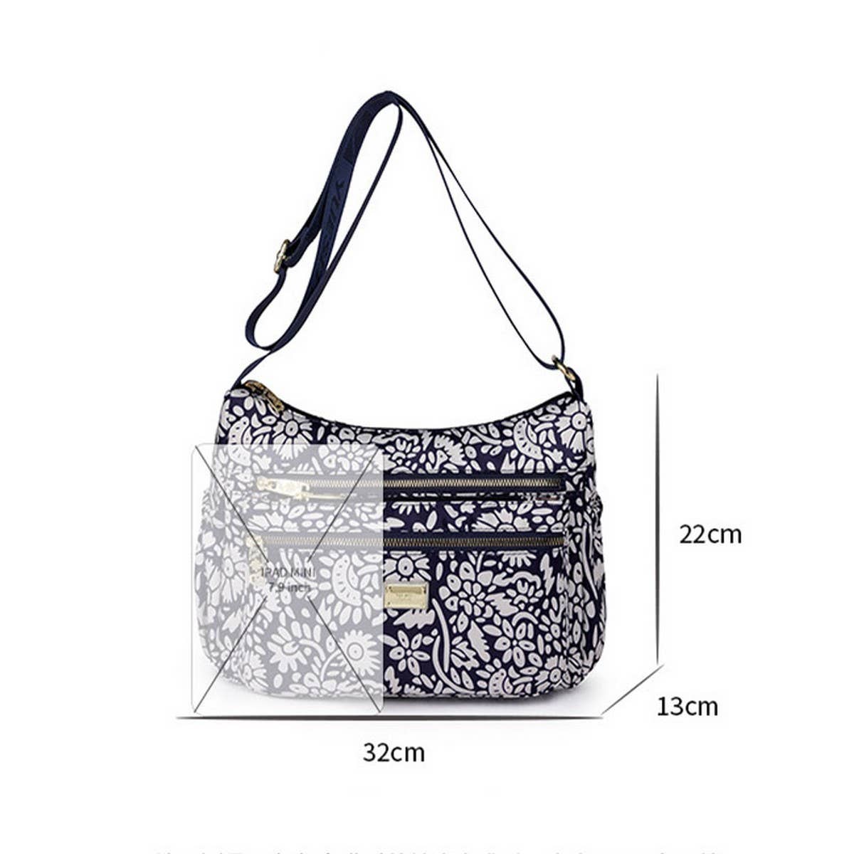 FASHION CASUAL DUMPLING BAG SHOULDER MESSENGER BAG_CWAB3523