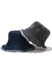 Vintage Denim Casual Bucket Hat_Cwah0409