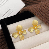 HIGH END FASHION DESIGN METAL FLOWER EARRINGS_CWAJE3138