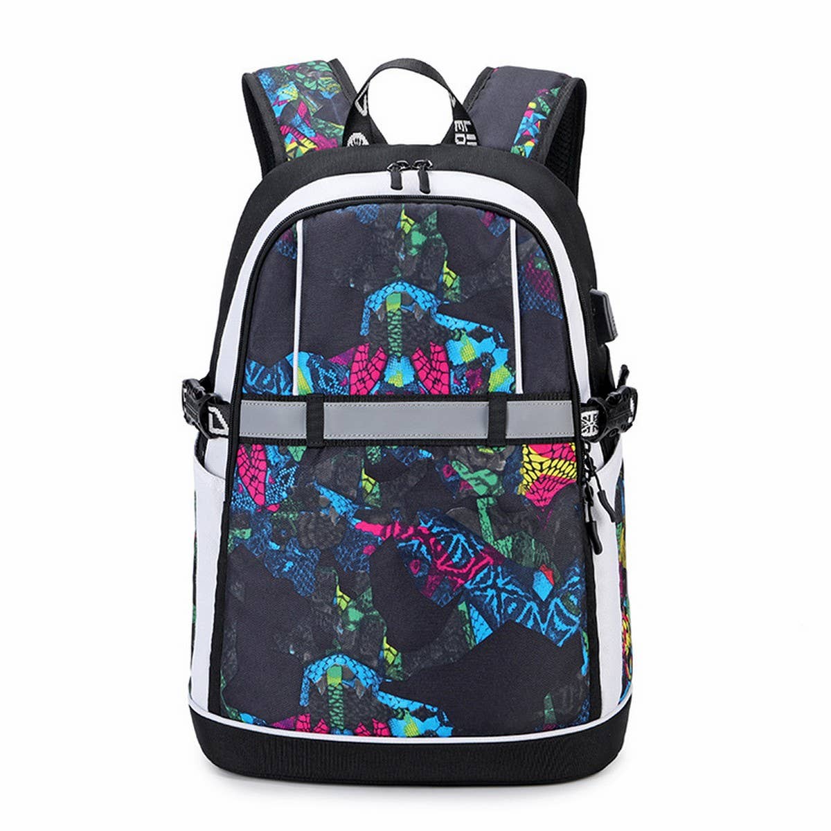 BACKPACKS FOR SCHOOL OXFORD PRINT WATERPROOF BAG_CWAB5465