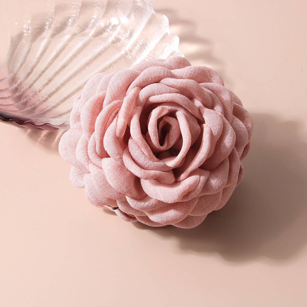 LARGE ROSE HAIR CLAW ELEGANT INS STYLE CLIP_CWAHA1046