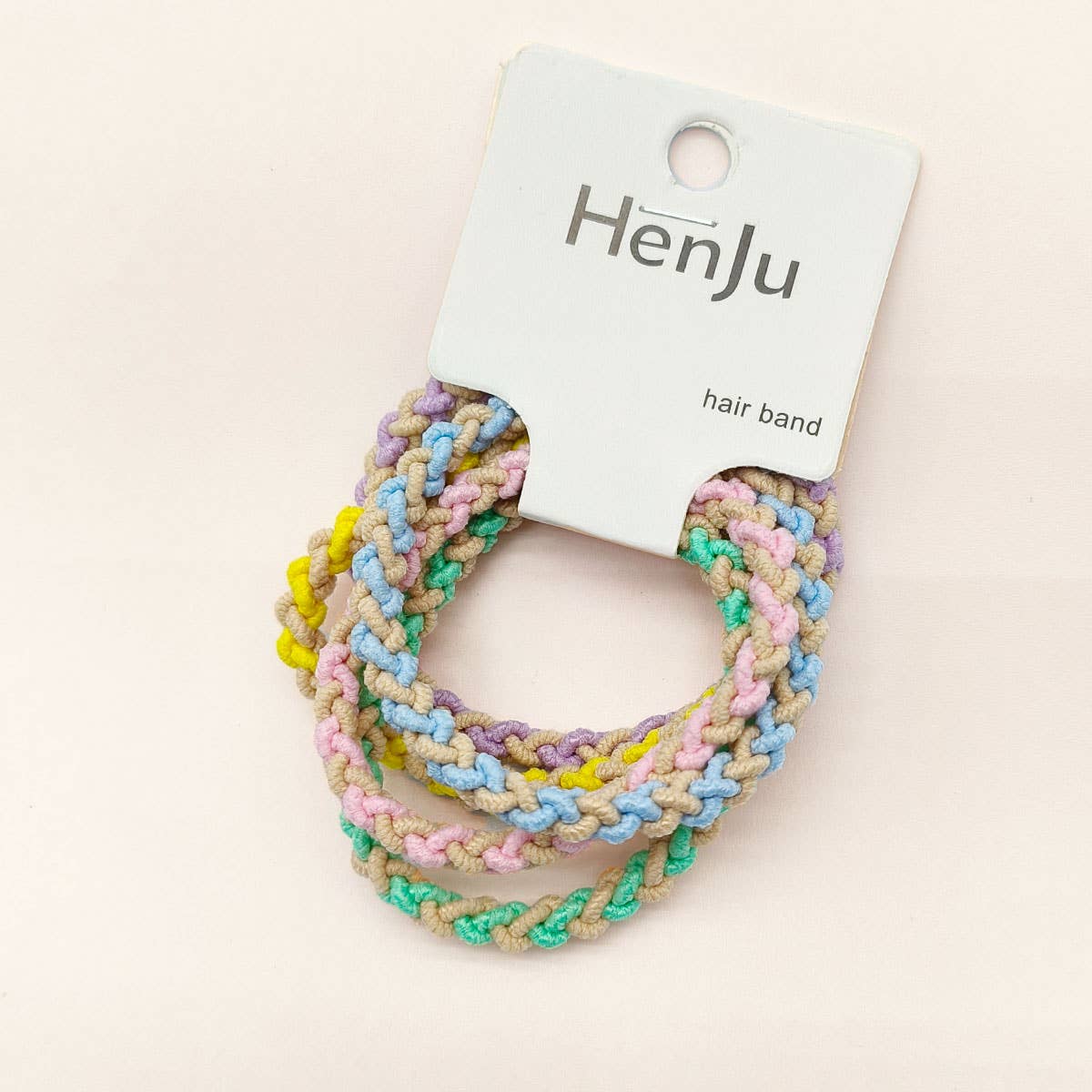 CANDY COLOR TWISTED HAIR TIES CUTE RUBBER BANDS CWAHA0339