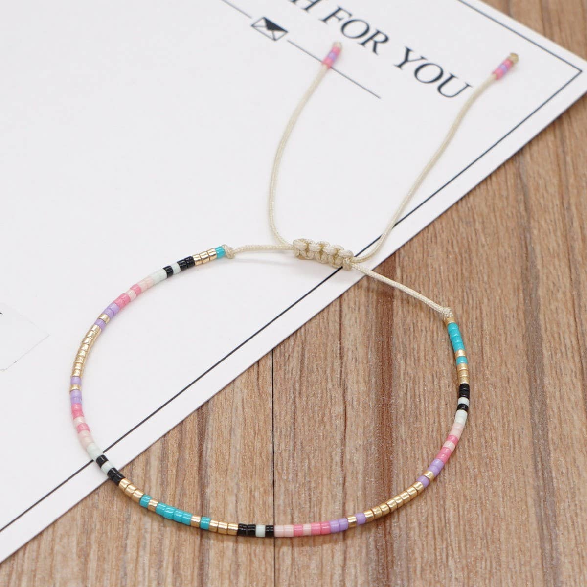 SIMPLE ULTRA FINE RICE BEADS WOMENS BRACELET_CWMM3881