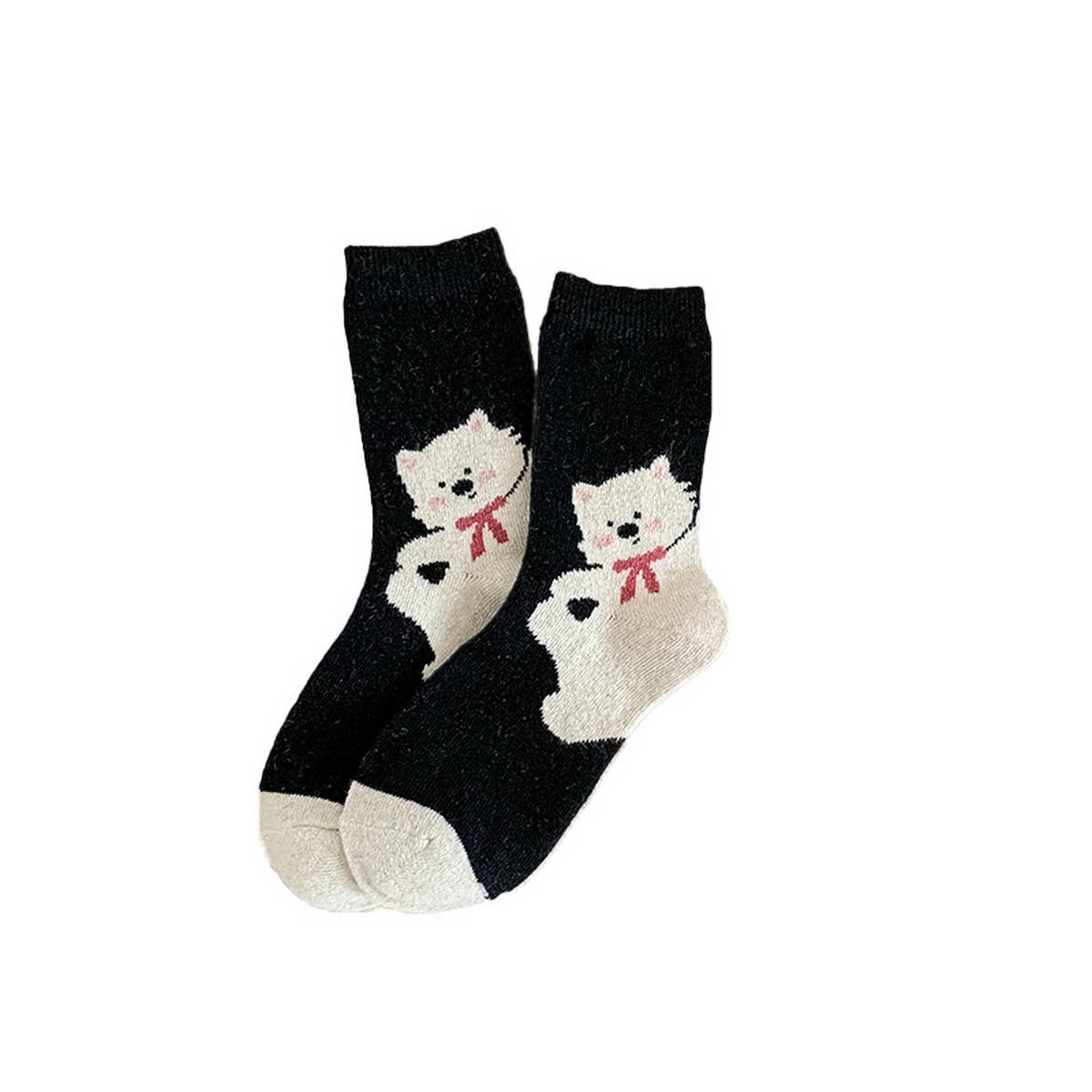 Cute Cartoon Wool Slouchy Crew Socks Women_Cwms03357