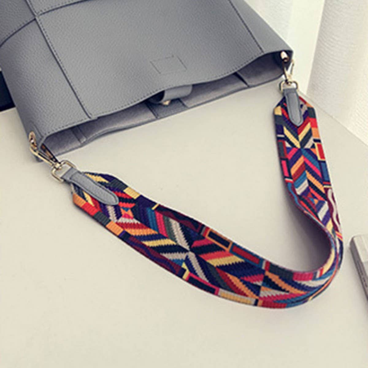 LITCHI PATTERNED LARGE CAPACITY HANDBAG_CWAB1383