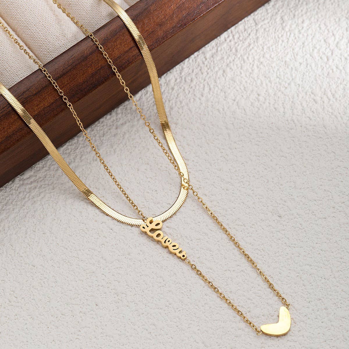 NICHE DESIGN TITANIUM STEEL NON FADING NECKLACE_CWMM3576