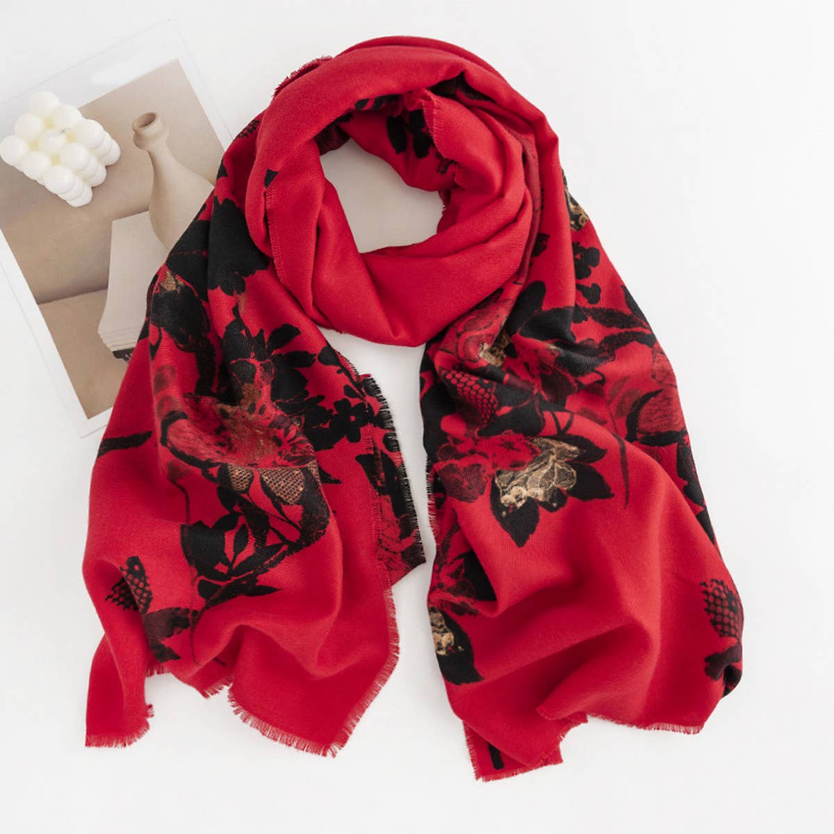 Women New Simple Warm Scarf
