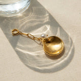 BIKINI BUCKLE STAINLESS STEEL SHELL PENDANT_CWMM4685