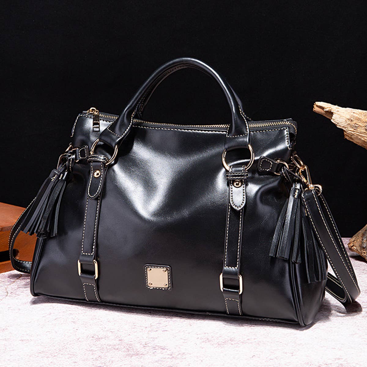 Women Large Capacity Tote Bag Messenger Bag_Cwab0565
