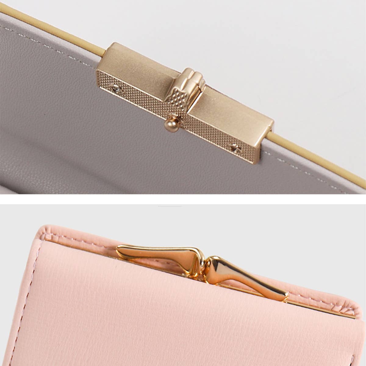 Floral Mini Trifold Wallet With Snap Button_Cwab06220