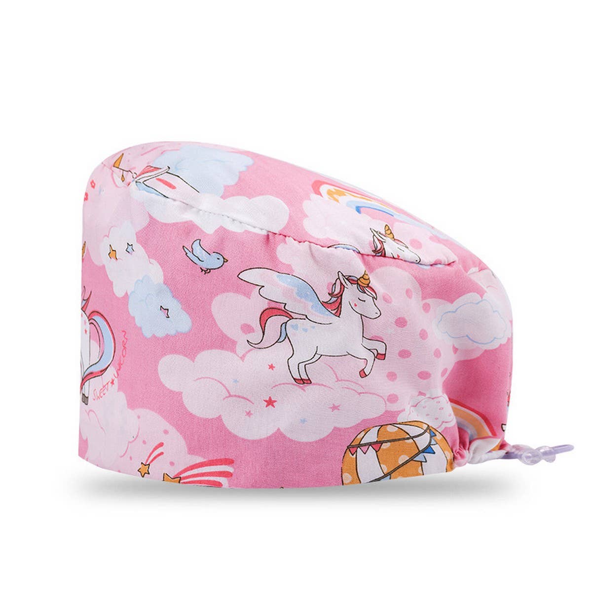 NURSE CAP OPERATING ROOM ADJUSTABLE ROUND CAP_CWAH3336