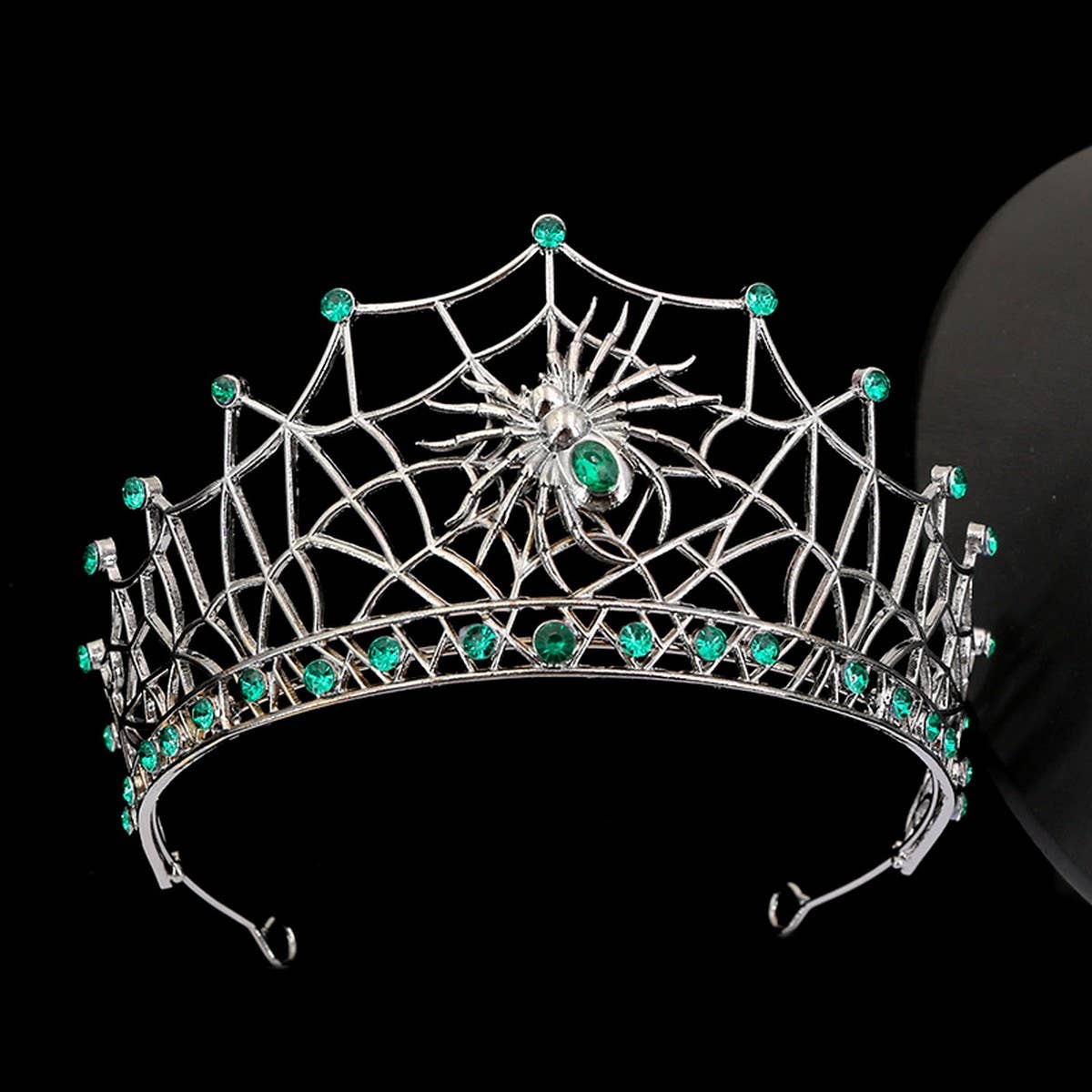 SPIDER WEB HAIR ACCESSORIES HALLOWEEN CROWN TIARAS_CWMM2008