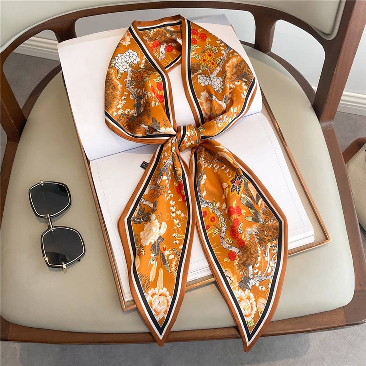 FASHIONABLE AND VERSATILE DOUBLE LAYER HEAD SCARF_CWASC1513