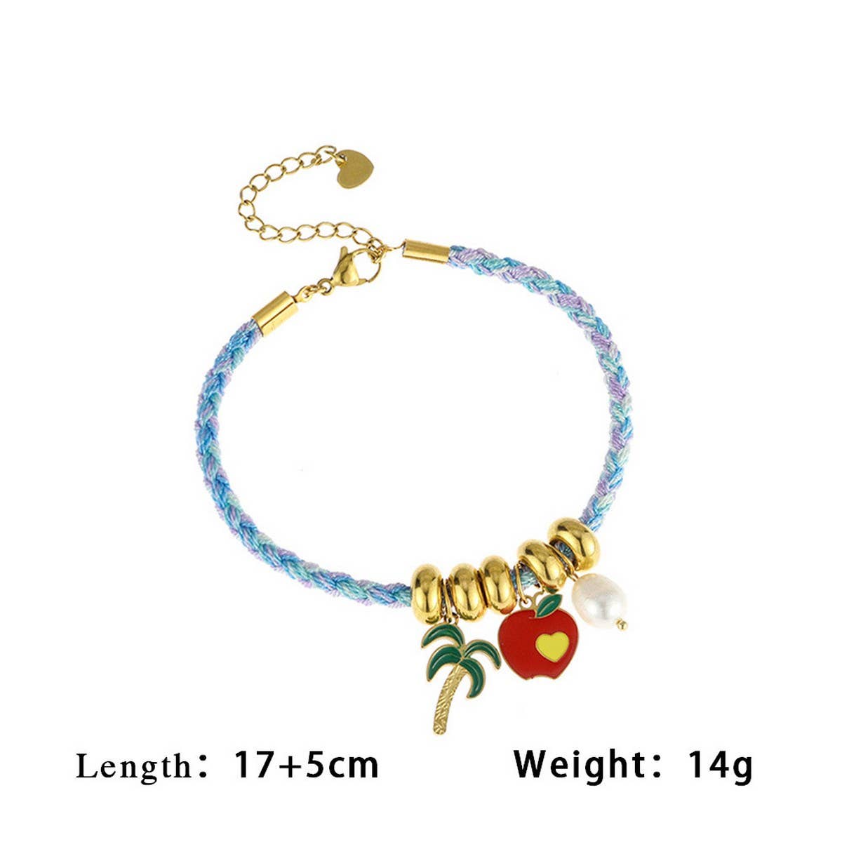 COLORFUL FRUIT BEAD ROPE NECKLACE BRACELET_CWMM7529