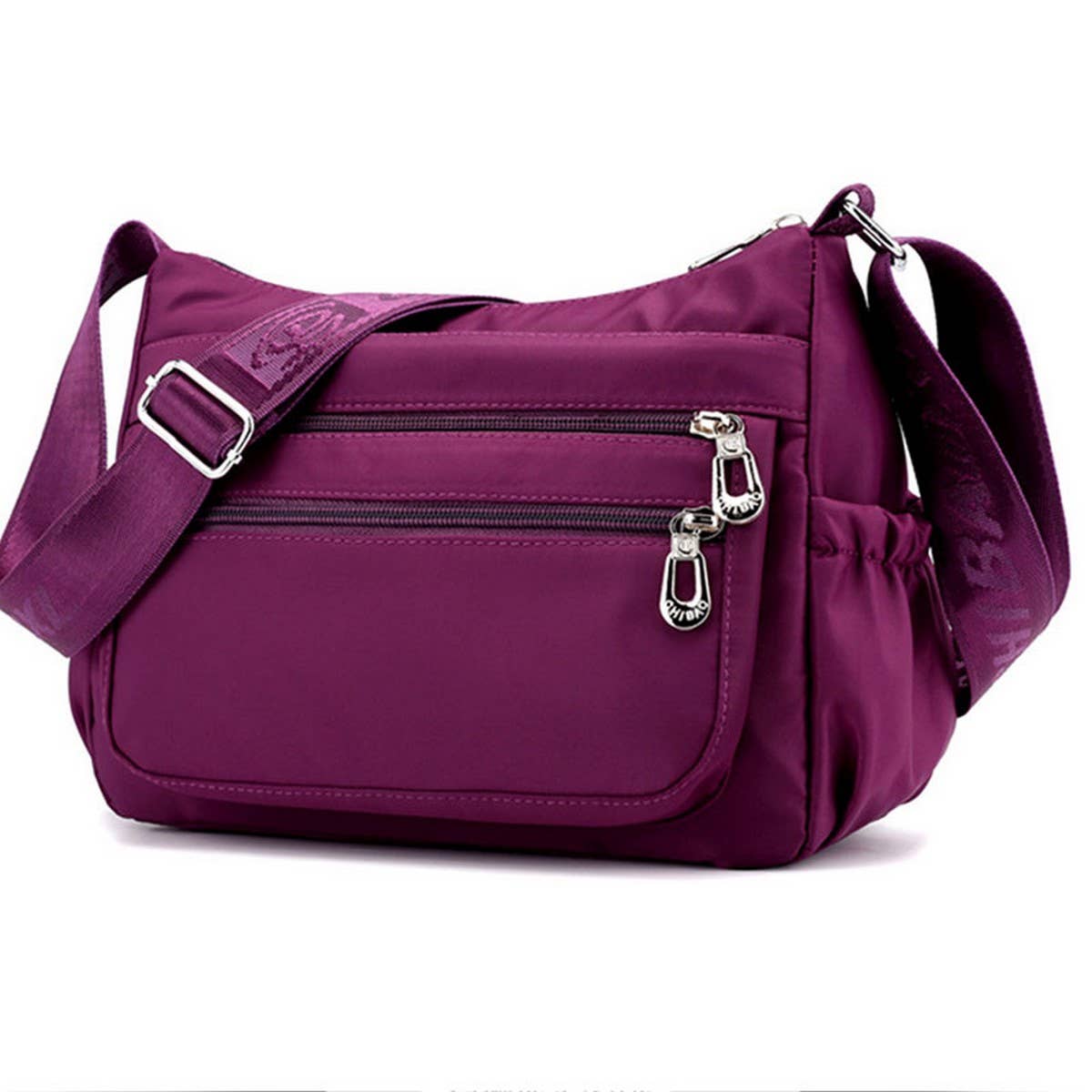 NYLON WATER REPELLENT CROSSBODY SHOULDER BAG_CWASC1744