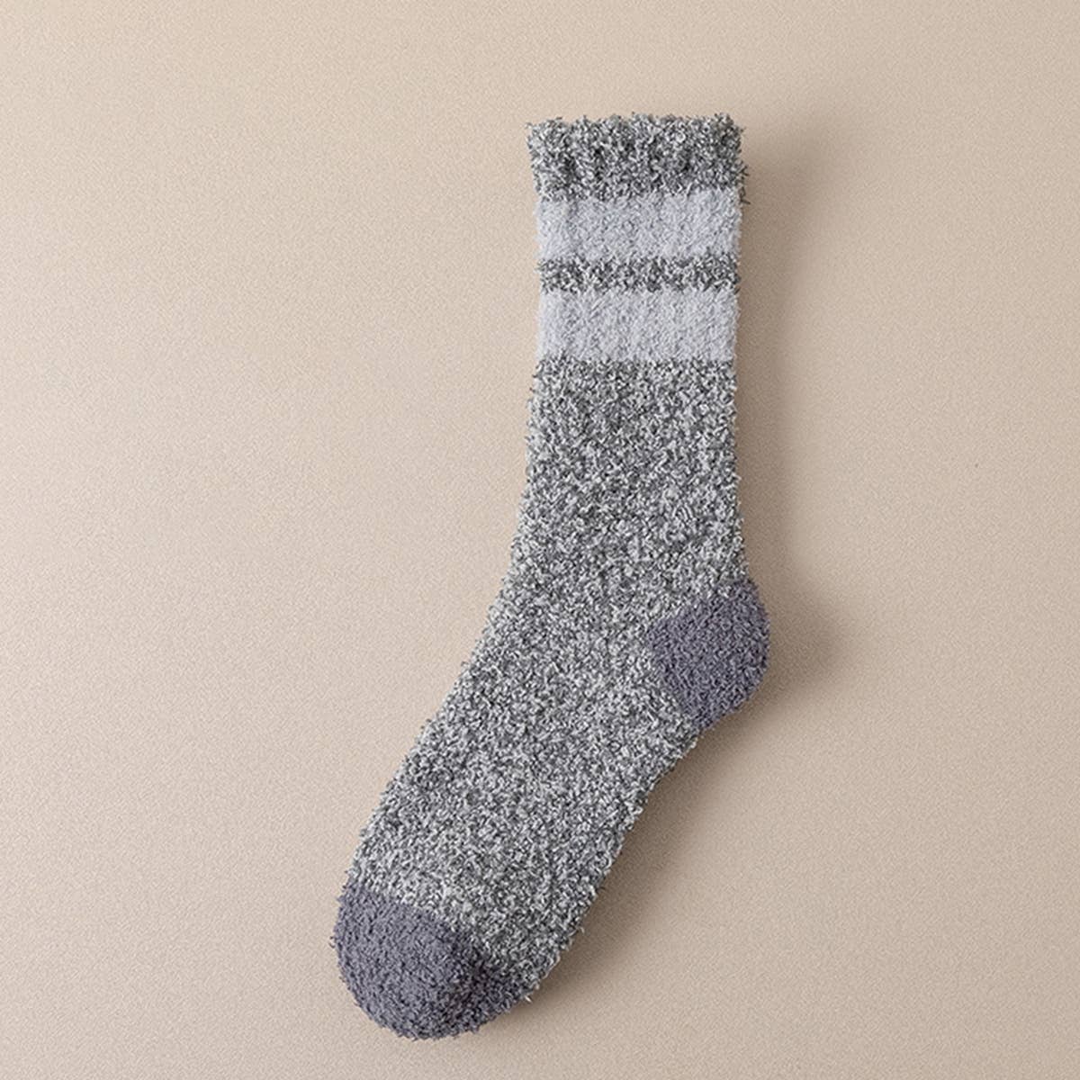 AUTUMN AND WINTER MID LENGTH THICK FLEECE SOCKS_CWMS0772