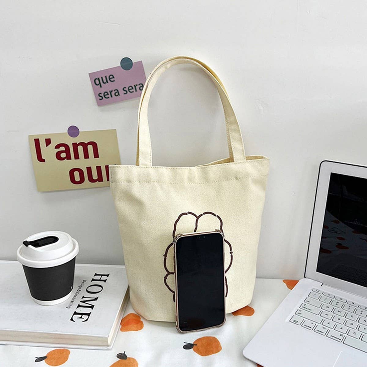 CUTE CARTOON RABBIT MINI TOTE BAG_CWAB1713