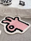 CUTE LIVING ROOM RUG COZY CAT VIBES BEDSIDE MAT SSCWMM7392