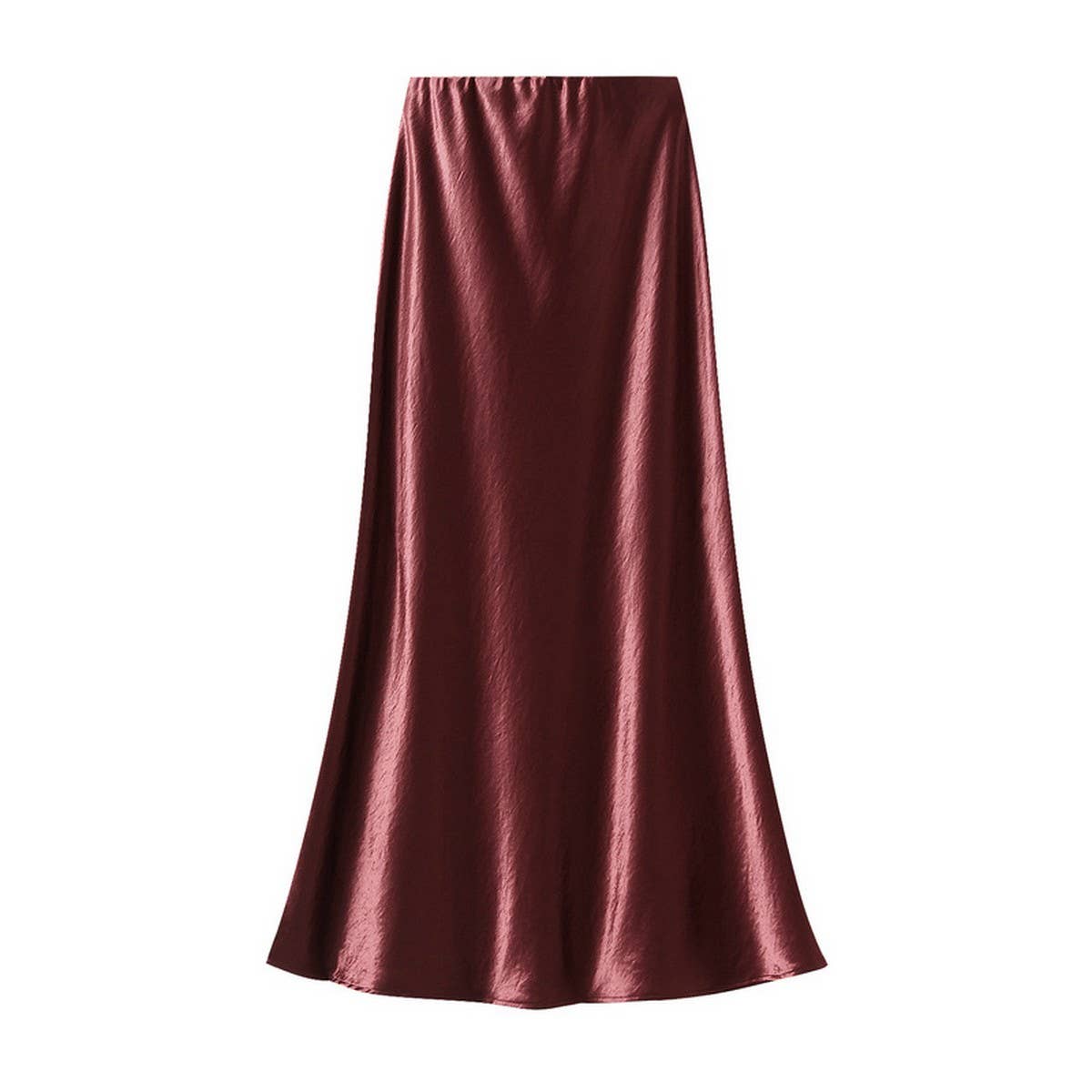 SATIN FISHTAIL MIDI SKIRT WITH SLIMMING FIT_CWBMS0334