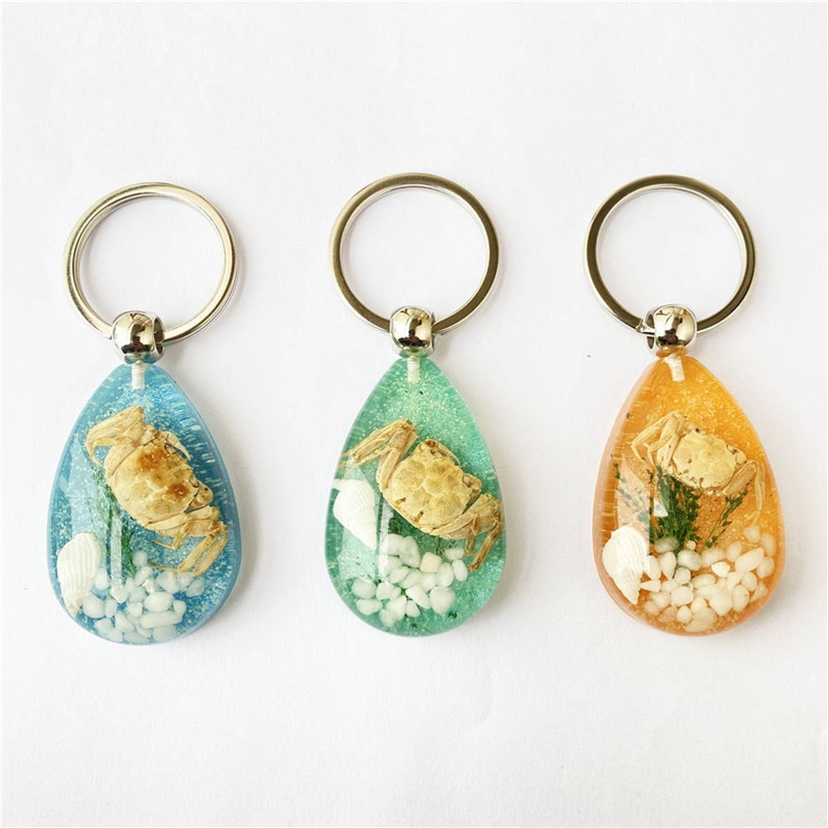 NEW LUMINOUS CRAB OCEAN CAR KEYCHAIN PENDANT_CWMM3706