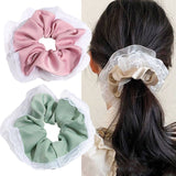 HIGH END RETRO LACE HAIR TIE_CWAHA2300