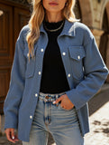 Minimalist style single-row multi-button jacket