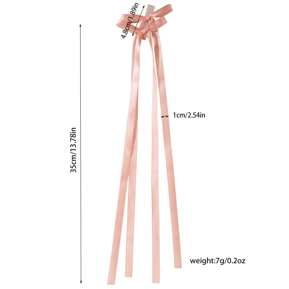 Cwaha1105_Women Hair Clip With Long Bow
