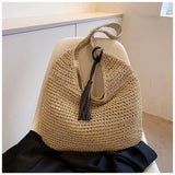 Fashionable And Simple Shoulder Woven Bag_Cwab2313