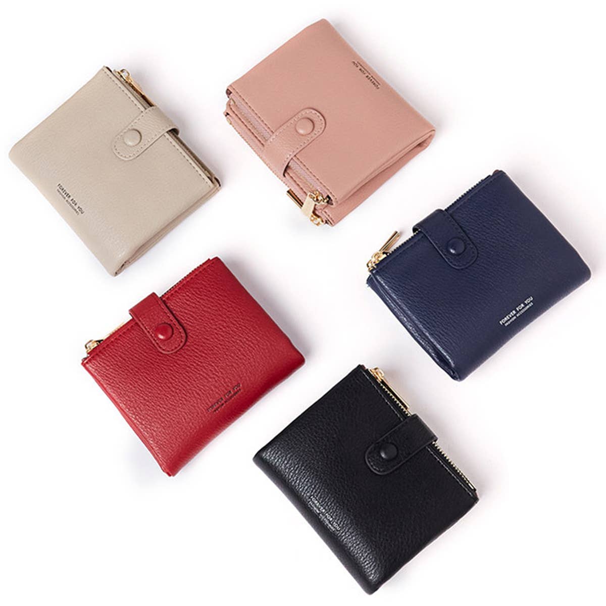 Women Fashion Double Zipper Wallet_Cwab1242