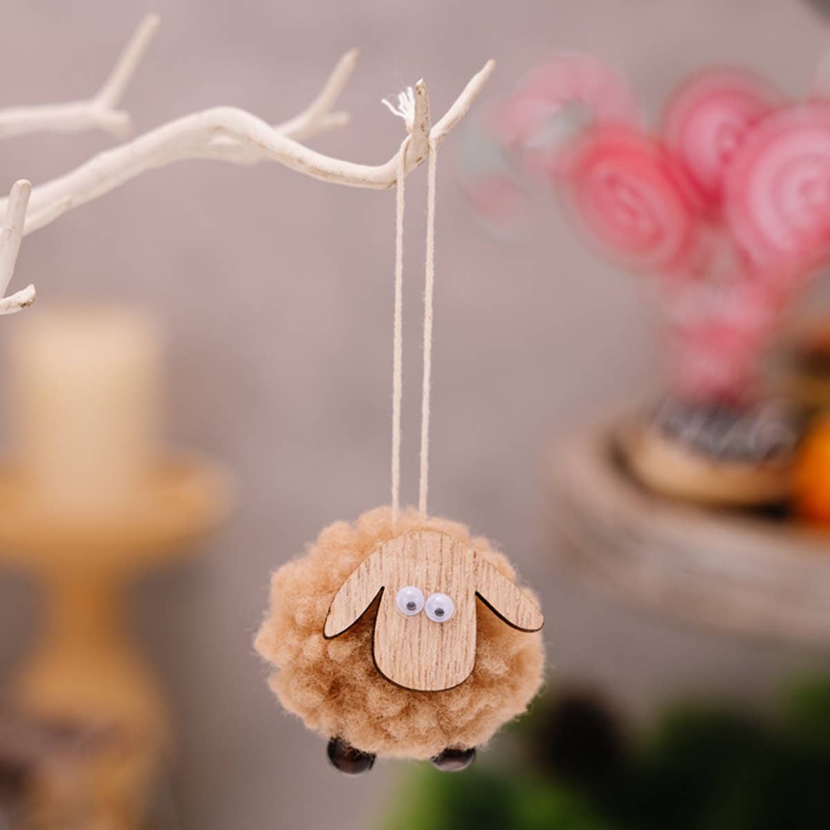 Cwmm2992_Christmas Creative Christmas Tree Lamb Pendant