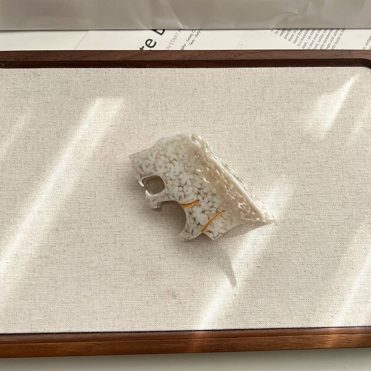 NEW ACETATE LEOPARD CLAW CLIP MEDIUM CARTOON CLIP_CWAHA5896