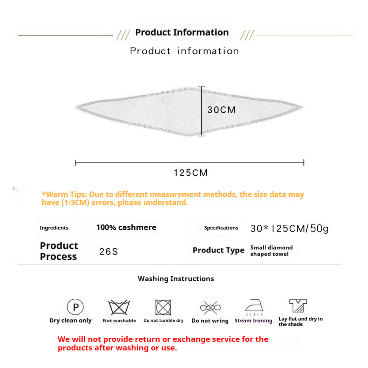 LIGHTWEIGHT KNIT WRAP SOFT TRIANGLE NECK SCARF_CWASC2704