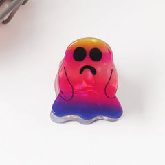 Cwaha1607_Halloween Ghost Small Hair Claw Clip