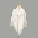 SOLID COLOR LACE SCARF SOFT SHAWL FOR WOMEN_CWMM1995